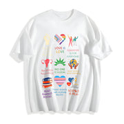 ✊🏾 Big-fan-of-human-rights Abolish Ice Cotton T-Shirt in White