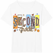 Custom School Sport Teacher Cotton T-Shirt in White