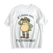 If I Shenan Once I'll Shenanigan Mental Health Cotton T-Shirt in White