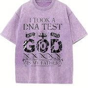 Coastal Granddaughter Vibes Sun-faded Ultra- Coastal Vintage Washed T-Shirt in Purple