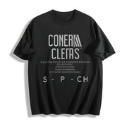Blank Washed Cotton Cotton T-Shirt in Black