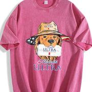 Michelob Ultra American Dog Vintage Washed T-Shirt in Red