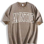 Retro Urban Ideal for SpringSummer Vintage Washed T-Shirt in Brown