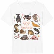 Love the Unloved Cute Weird Animal Cotton T-Shirt in White