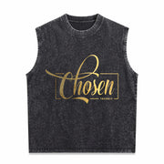 Cozy Chosen Vintage Washed Tank Top in Black