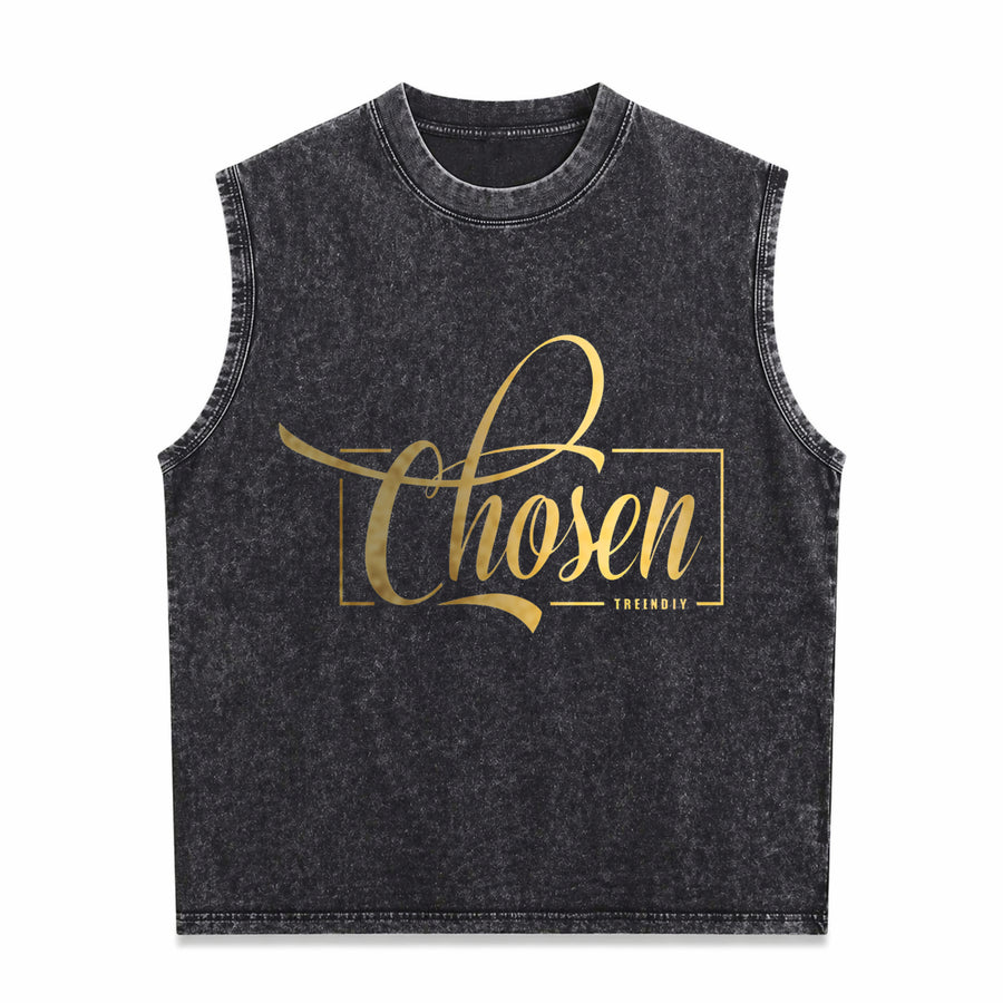 Cozy Chosen Vintage Washed Tank Top in Black