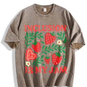 Special Education Teacher Vintage Washed T-Shirt in Brown