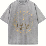 Court of Thorns and Roses Velaris Vintage Washed T-Shirt in Gray