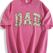 Camo Dad Fathers Day for Dad Vintage Washed T-Shirt in Red