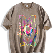Soccer Mom 2026 Vintage Washed T-Shirt in Brown