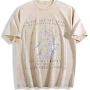 If You Are Neutral in Situations of Injustice Vintage Washed T-Shirt in Beige