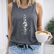 Tank with Perfect for a Spring Women's Color Cotton Tank Top in Gray