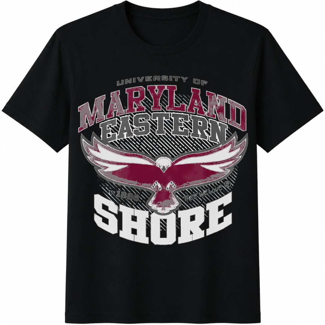 Maryland Eastern Shore Cotton T-Shirt in Black