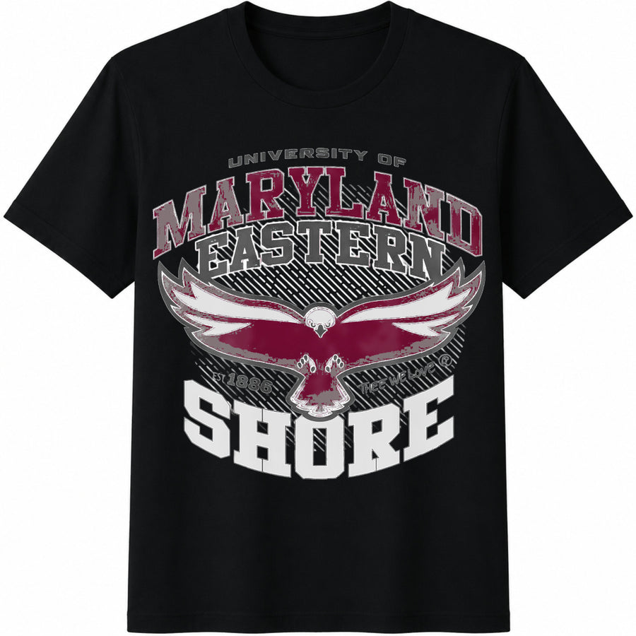 Maryland Eastern Shore Cotton T-Shirt in Black