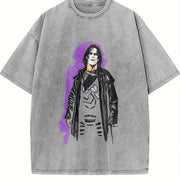 WWE Sting Iconic Wrestling Classic Fan vintage washed oversized T-shirt in Gray