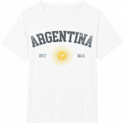 Argentina Est 1816 Cotton T-Shirt in White