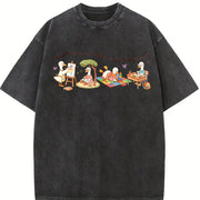 Preschool Pre-k Vintage Washed T-Shirt in Black
