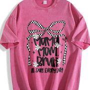 Mama Mommy Mom Mother’s Day Vintage Washed T-Shirt in Red