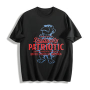 Disney the Muppets Sam Eagle July 4th Fireworks Cotton T-Shirt in Black