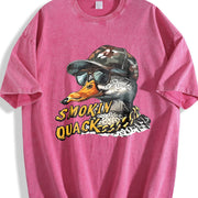 Southern Hunting Duck Vintage Washed T-Shirt in Red