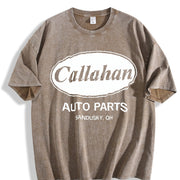 Callahan Auto Humor Saying Sarcasm Classic Movie Novelty Vintage Washed T-Shirt in Brown