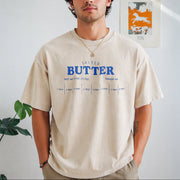 Salted Butter Retro Vintage Washed T-Shirt in Beige