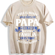 God Has a Plan Jeremiah 29:11 Vintage Washed T-Shirt in Beige