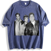 Adam Sandler Adam Sandler Movies Actors Man Shortsleeve vintage washed oversized T-shirt in Blue