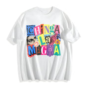 ICE OUT Anti ICE Magazine Letters! Cotton T-Shirt in White
