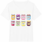 Jesus Is My Jam and IM Here to Spread It Faith Prayer Cotton T-Shirt in White