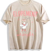 Elopement Expert ABA Therapist BCBA RBT Behavior Analyst Vintage Washed T-Shirt in Beige