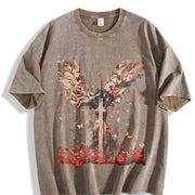 You Will Witness True Horror Vintage Washed T-Shirt in Brown