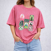 Wicked Changed For Good vintage washed oversized T-shirt in Red