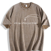 Mom Nap-time for Mom Vintage Washed T-Shirt in Brown