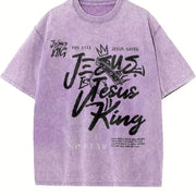 Para El Mundo Solo Eres un Papa Vintage Washed T-Shirt in Purple