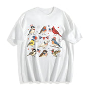 USA 250th Anniversary Bird Cotton T-Shirt in White
