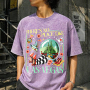 The Wonderful Wizard Vintage Washed T-Shirt in Purple