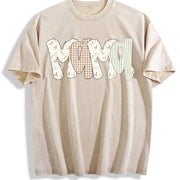 Camo Malard Duck Mama Vintage Washed T-Shirt in Beige