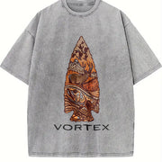 Vortex Arrowhead Wildlife Vintage Washed T-Shirt in Gray