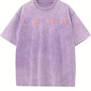 I Need An Alani Drink Energy Drink vintage washed oversized T-shirt in Purple