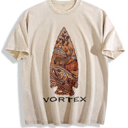 Vortex Arrowhead Wildlife Vintage Washed T-Shirt in Beige
