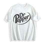 Dr Pepper Dr Pepper Lover Cotton T-Shirt in White
