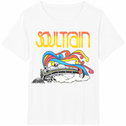 Popular Choice with Soul Train Cotton T-Shirt in White