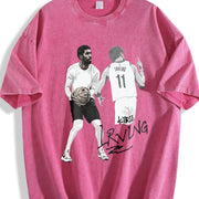 Irving US In USA 2024 vintage washed oversized T-shirt in Red