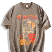 Halloweentown 1998 Vintage Washed T-Shirt in Brown