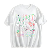 Wicked Wizard Movie Fan Cotton T-Shirt in White