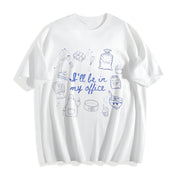 Baker for Cooking for Baking Moms Cotton T-Shirt in White