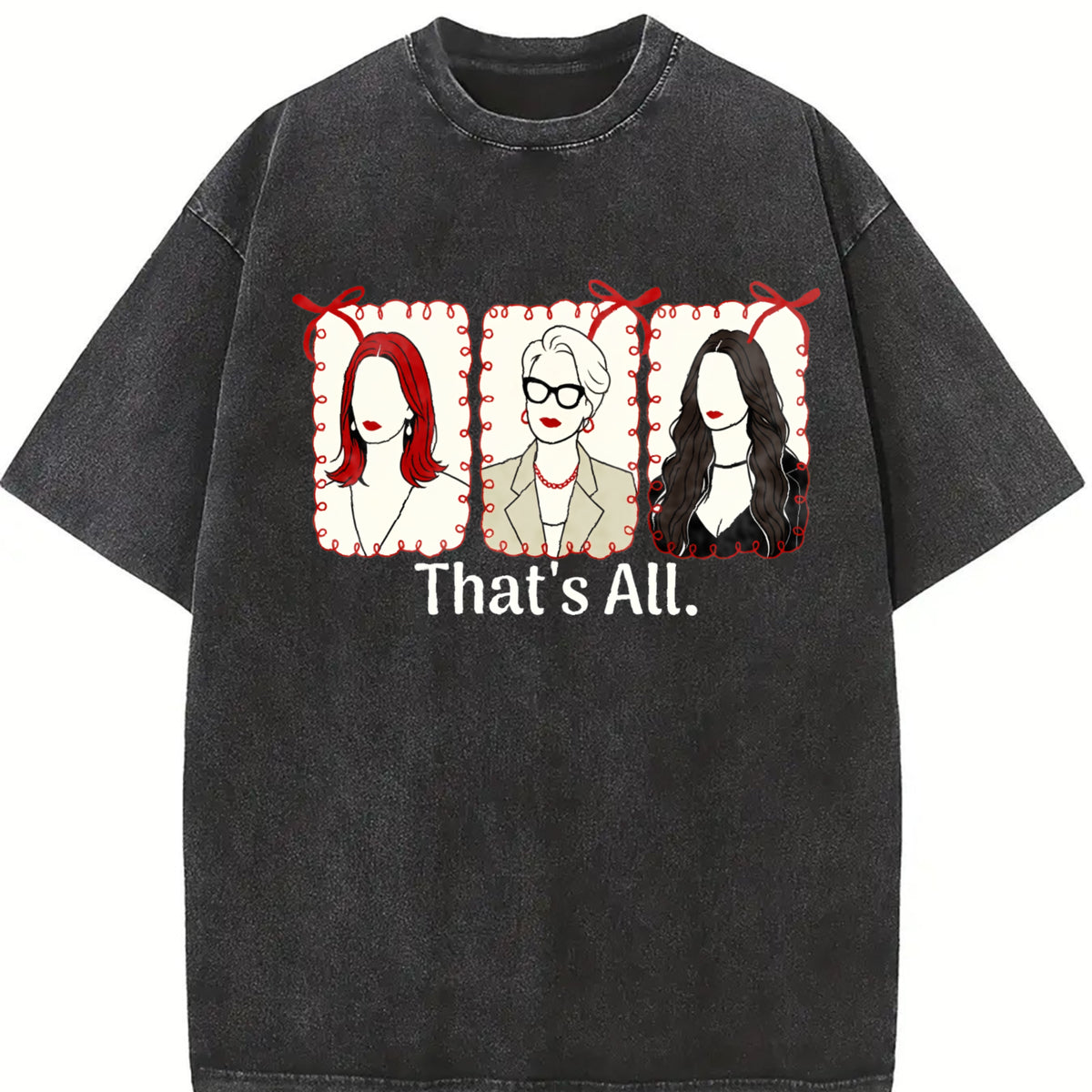 The Golden Girls That's All Vintage Washed T-Shirt in Black