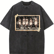 1996 Chicago Squad vintage washed oversized T-shirt in Black