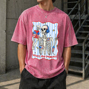 Dispatcher 4th of July Vintage Washed T-Shirt in Red